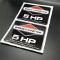 DECALS for BRIGGS & STRATTON 5 HP, Vinyl STICKERS for Mini Bike, Go Kart, Mower