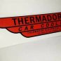 RED Thermador Car Cooler Sticker, evaporative swamp cooler decal