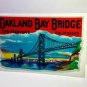 Oakland Bay Bridge Vintage Style Travel Decal / Vinyl Sticker, Luggage Label