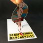 DO NOT HANDLE MERCHANDISE PINUP DECAL, Vintage Style Vinyl STICKER