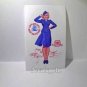 TWA Airlines Vintage Style Travel Decal / Vinyl Sticker, Luggage Label