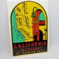 CALIFORNIA Missions "El Camino Real" Vintage Style Travel DECAL / Vinyl STICKER
