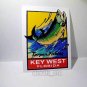 Key West Florida Tarpon Fishing Vintage Style Travel Decal / Vinyl  Sticker