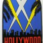 Hollywood California Vintage Style Travel Decal / Vinyl Sticker, Luggage Label