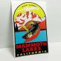 MAMMOTH LAKES California Vintage Style Travel Decal / Vinyl Sticker, Fishing