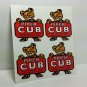 4 Piper Cub Aircraft Co.Vintage Style Airplane Decals / Vinyl Stickers 2.25 inch