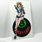 LUCKY LADY Vintage Style DECAL, Vinyl STICKER, rat rod, racing, hot rod