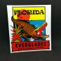Florida Everglades National Park Decal, Vintage Style Vinyl Sticker, Alligator