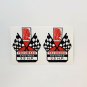TECUMSEH ENGINE x 2 DECALS, Vinyl STICKERS for Mini Bike, Go Kart, Mower, 3.5 Hp