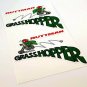 RUTTMAN GRASSHOPPER Mini Bike DECALs | Vinyl STICKERs, Left and Right Facing, 4"