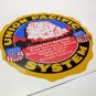 UNION PACIFIC System Vintage Style DECAL / Vinyl Sticker, Railroad Luggage Label