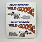 RUTTMAN WILD GOOSE Mini Bike DECALs | Vinyl STICKERs, Left and Right Facing, 4"