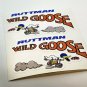 RUTTMAN WILD GOOSE Mini Bike DECALs | Vinyl STICKERs, Left and Right Facing, 4"