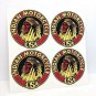 Set of 4 Indian Motorcycle, America's Pioneer Vintage Style DECAL, Vinyl STICKER