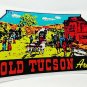 Arizona Old Tucson Vintage Style Travel Decal / Vinyl Sticker, Luggage Label