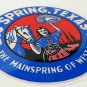 BIG SPRING TEXAS Vintage Style Travel Decal, Vinyl STICKER, Luggage Label