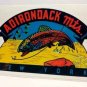 Adirondack Mountains NY Vintage Style Travel Decal / Vinyl Sticker,Luggage Label