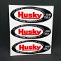 HUSKY TOOLS Vintage Style DECALS, 4" Vinyl STICKERS x 3