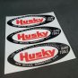 HUSKY TOOLS Vintage Style DECALS, 4" Vinyl STICKERS x 3