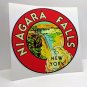 Niagara Falls New York Vintage Style Travel Decal / Vinyl Sticker, Luggage Label