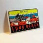 Long Beach, "The Pike" Vintage Style Travel Decal, Vinyl Sticker, luggage label