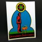 Pennsylvania Dutch Vintage Style Travel Decal / Vinyl Sticker, Luggage Label