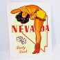 Las Vegas Nevada "Lady Luck" Pinup Vintage Style Travel DECAL, Vinyl STICKER