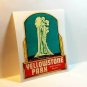 YELLOWSTONE, OLD FAITHFUL Vintage Style Travel Decal, Vinyl STICKER, Label