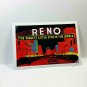 Reno, Nevada Vintage Style Travel Decal / Vinyl Sticker, Luggage Label