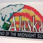 Alaska Vintage Style Travel Decal / Vinyl Sticker, Luggage Label