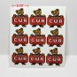 0.75 Inch Piper Cub Aircraft Co. Vintage Style Airplane Decals / Vinyl Stickers