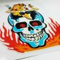 LADY LUCK MEETS HOT HEAD Vintage Style DECAL, Vinyl STICKER, rat rod, racing
