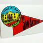 San Antonio Texas Alamo Vintage Style Travel Decal / Vinyl Sticker,Luggage Label