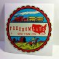 Freedomland New York City Vintage Style Decal / Retro Vinyl Sticker