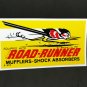 ROAD RUNNER Vintage Style DECAL, Vinyl STICKER, hot rod, rat rod, car racing