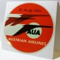Austrian Airlines Vintage Style Travel Decal / Vinyl Sticker, Luggage Label