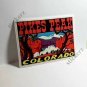 Colorado Pikes Peak Vintage Style Travel Decal / Vinyl Sticker, Luggage Label