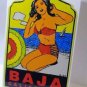 Baja California Vintage Style Travel Decal / Vinyl Sticker, Luggage Label