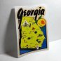 State of Georgia Vintage Style Travel Decal / Vinyl Sticker, Luggage Label