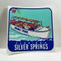 Silver Springs Florida Vintage Style Travel Decal, Vinyl Sticker, Luggage Label