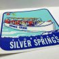 Silver Springs Florida Vintage Style Travel Decal, Vinyl Sticker, Luggage Label