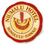 Niumalu Hotel Hawaii Vintage Style Travel Decal / Vinyl Sticker, Luggage Label