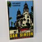 SAN SIMEON CALIFORNIA, Hearst Castle Vintage Style Travel DECAL / Vinyl STICKER