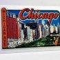 Chicago Michigan Ave Vintage Style Travel Decal / Vinyl Sticker, Luggage Label