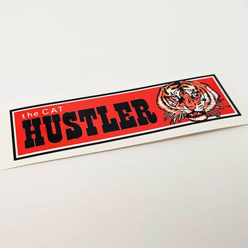HPE CAT HUSTLER Mini Bike Handlebars DECAL | Vinyl Minibike STICKER