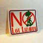 NO LOT LIZARDS VINYL DECAL / STICKER, trucker, big rig