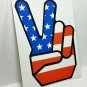 1960's PEACE SIGN Vintage Style Vinyl Decal / Sticker, hippie, rat rod, racing