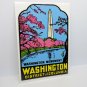 WASHINGTON D.C. Monument Vintage Style Travel DECAL, Vinyl STICKER Luggage Label