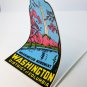 WASHINGTON D.C. Monument Vintage Style Travel DECAL, Vinyl STICKER Luggage Label