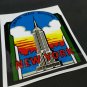 Empire State Building Decal, New York City Vintage Style Vinyl Sticker